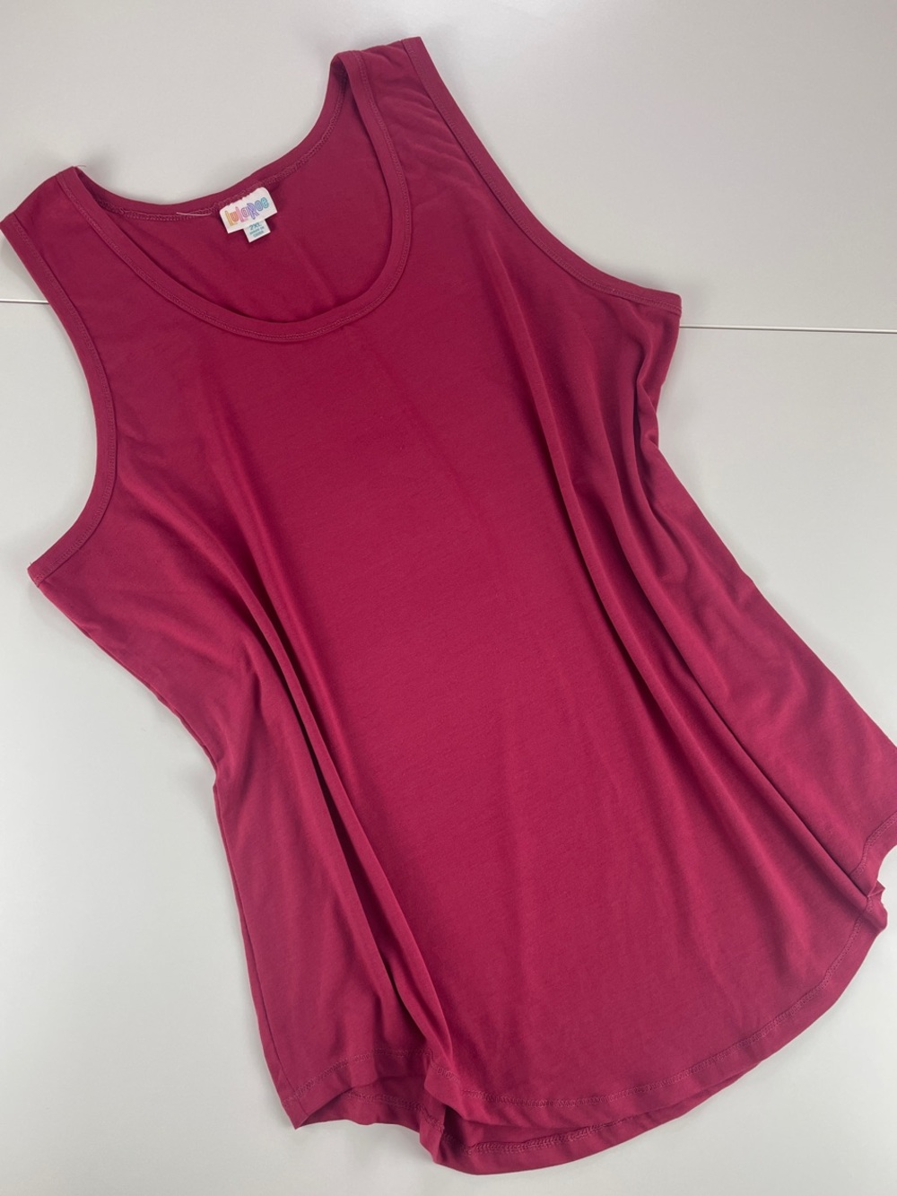 LuLaRoe Women's Sleeveless Tank Top in Berry